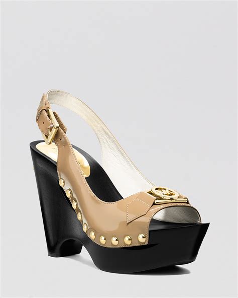 michael kors charm sling wedge|Women's Wedges .